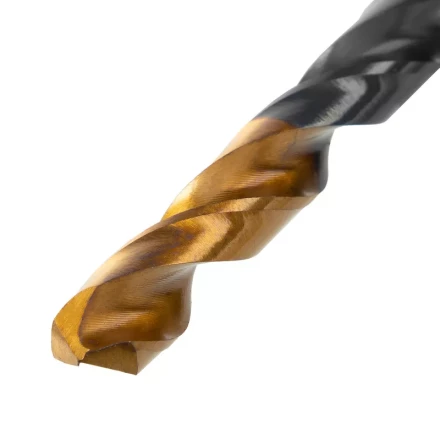 Сверло по металлу, 8,5 мм, HSS-Tin, Golden Tip, 8 шт. Denzel 717220 купить в Надыме