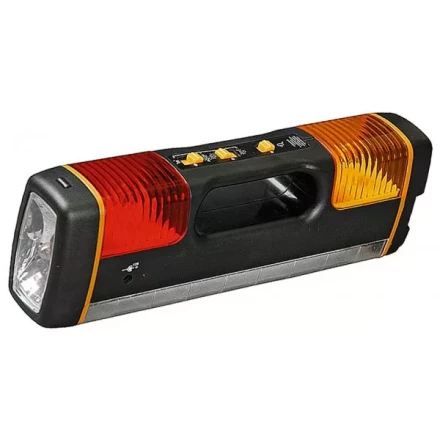 Фонарь СВЕТОЗАР автомобильный, 4-в-1: аварийный сигнал, поворот, фонарь, люминесцентная лампа SV-56915 купить в Надыме