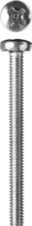 Винт ЗУБР "МАСТЕР" DIN 7985, класс прочности 4.8, оцинкованный, M4x40мм, 5кг 303150-04-040 купить в Надыме
