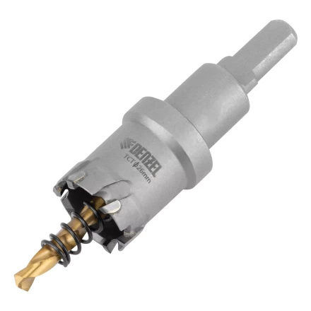 Коронка по металлу твердосплавная, 26 мм Denzel 724006 купить в Надыме