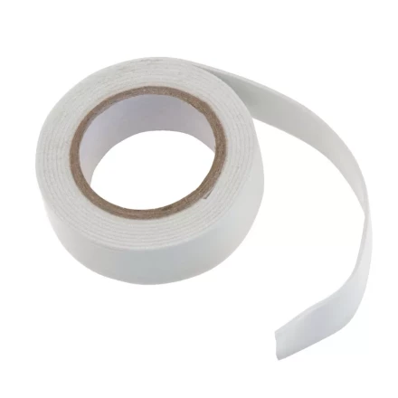 Лента клейкая на вспененной основе, двусторонняя, белая, 19 мм х 1.5 м Matrix 89079 купить в Надыме