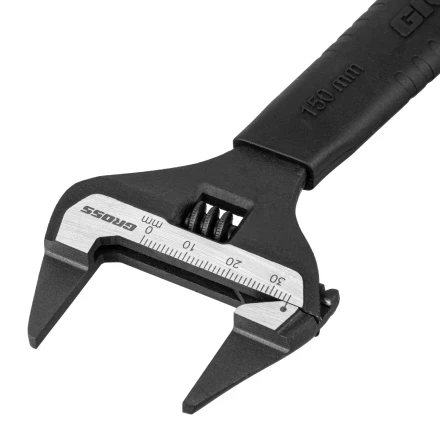 Ключ разводной, 150 мм Gross 15571, CrV, ультратонкие губки купить в Надыме