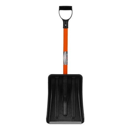 Лопата для уборки снега полипропиленовая Stels, 275х365х790 мм, стальной черенок, Россия, 61654 купить в Надыме