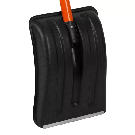 Лопата для уборки снега полипропиленовая Stels, 275х365х790 мм, стальной черенок, Россия, 61654 купить в Надыме