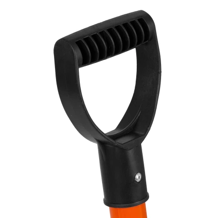 Лопата для уборки снега полипропиленовая Stels, 275х365х790 мм, стальной черенок, Россия, 61654 купить в Надыме