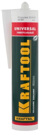 Герметик силиконовый KRAFTOOL белый, универсальный, 300мл 41253-0 купить в Надыме