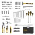 Набор инструментов Denzel 15804, 1/2&quot;, 1/4&quot;, CrV, S2, пластиковый кейс, 122 предмета купить в Надыме