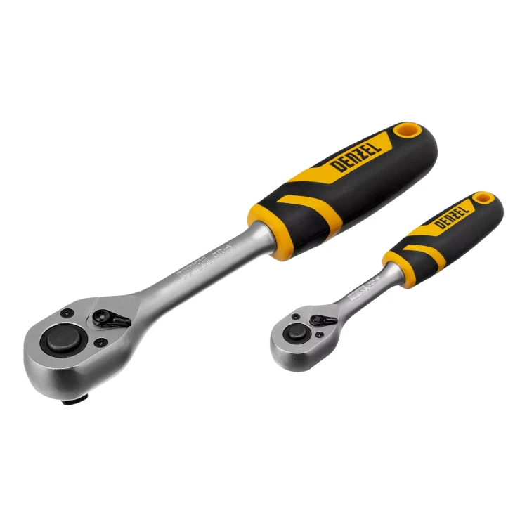 Набор инструментов Denzel 15804, 1/2", 1/4", CrV, S2, пластиковый кейс, 122 предмета купить в Надыме