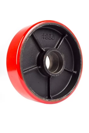 Колесо полиуретановое 180х50 мм без подшипника для тележек гидравлических BF/DF-III/RHP/AC/DF/CW2 1000296 купить в Надыме