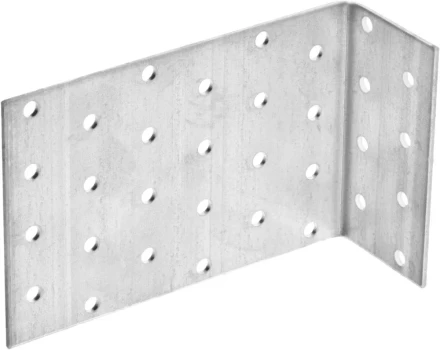 Крепежный угол ЗУБР "МАСТЕР" анкерный, 80х120х40мм, 20шт 310225-080-120 купить в Надыме