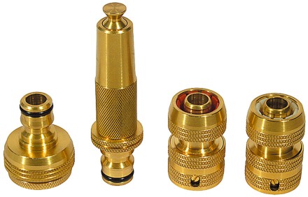 Набор RACO &quot;Profi&quot;, Наконечник, адаптер и соединители 1/2&quot;х3/4&quot;х1&quot;, латунь, 5 предметов 4246-55058B купить в Надыме