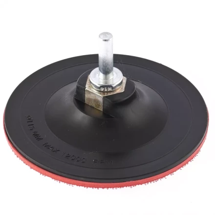 Насадка для дрели и УШМ с липучкой 115 мм твердая MATRIX артикул 76229 купить в Надыме