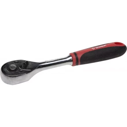 Трещотка для торцовых головок ЗУБР "МАСТЕР", Сr-V сталь, 72 зубца, 3/8" 27736-3/8 купить в Надыме