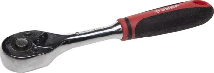 Трещотка для торцовых головок ЗУБР "МАСТЕР", Сr-V сталь, 72 зубца, 3/8" 27736-3/8 купить в Надыме