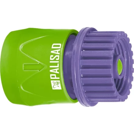 Соединитель пластмассовый быстросъемный, внутренняя резьба  3/4", аквастоп  PALISAD 66170 купить в Надыме