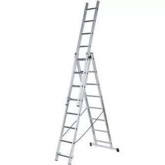 Лестница алюминиевая трёхсекционная ЛА 3х7 Вихрь купить в Надыме