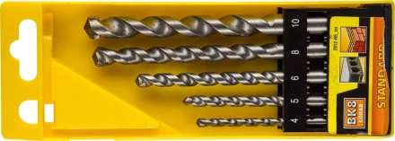 Набор STAYER Сверла "STANDARD" по бетону, 4, 5, 6, 8, 10мм, 5шт 2912-H5_z01 купить в Надыме