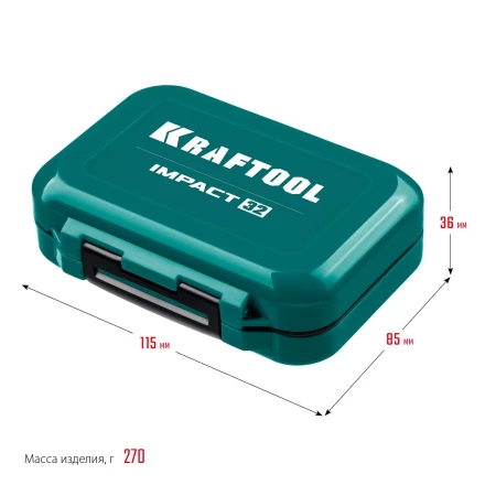 Набор ударных торсионных бит KRAFTOOL Impact, Cr-Mo-V-Nb сталь 26066-H32 купить в Надыме