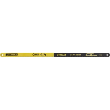 Полотно STAYER &quot;PROFI&quot; &quot;STAYER-FLEX&quot; по металлу, биметаллическое, 24TPI, 300 мм, 50 шт 15932-S50 купить в Надыме