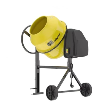 Бетоносмеситель БСЛ-120П 120 л 500 Вт полиамидный венец Сибртех 95471 купить в Надыме