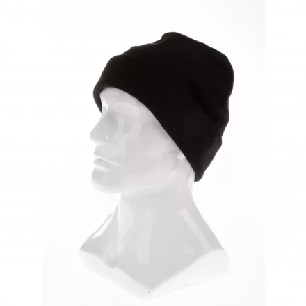 Шапка с отворотом из флиса для взрослых размер 56-57 черная Россия Сибртех 68822 купить в Надыме