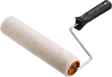 Малярный валик ЗУБР ОПТИМА-ВЕЛЮР 40 х 180 мм бюгель 6 мм ворс 4 мм полиэстер 03547-18 купить в Надыме