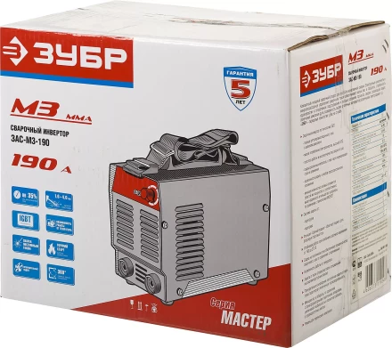 Сварочный инвертор ММА ЗАС-М3-190 серия МАСТЕР купить в Надыме