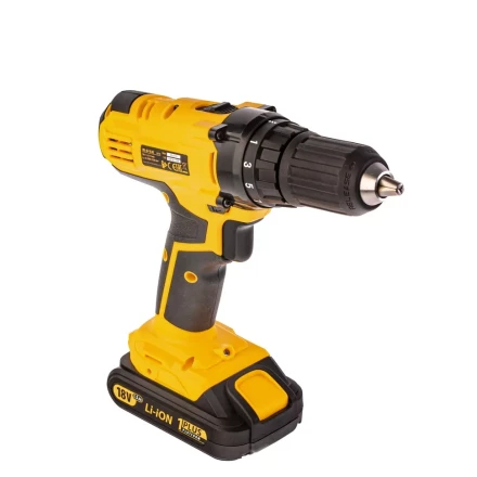 Дрель-шуруповерт аккумуляторная CDL-IB-18-02 Denzel 26113 купить в Надыме