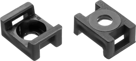 Площадки под хомут-стяжку усиленные ПХС-У черные нейлоновые серия МАСТЕР купить в Надыме