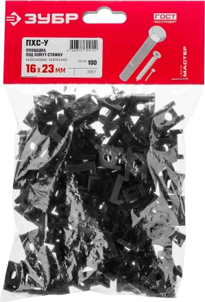 Площадки под хомут-стяжку усиленные ПХС-У черные нейлоновые серия МАСТЕР купить в Надыме