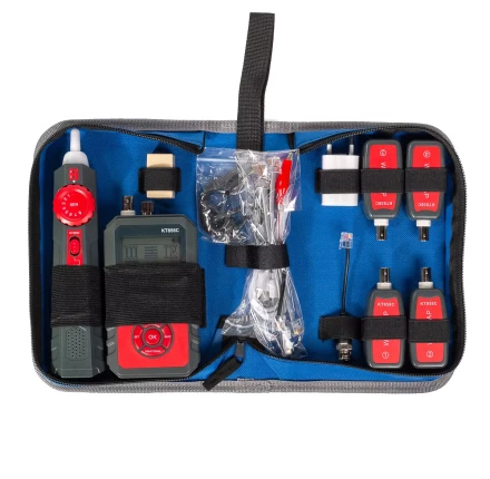 LAN-тестер кабельный КВТ KT 858C с функцией PoE (86210) купить в Надыме