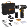 Дрель аккумуляторная в наборе DEKO GCD12DU3 SET5, 063-4147 купить в Надыме
