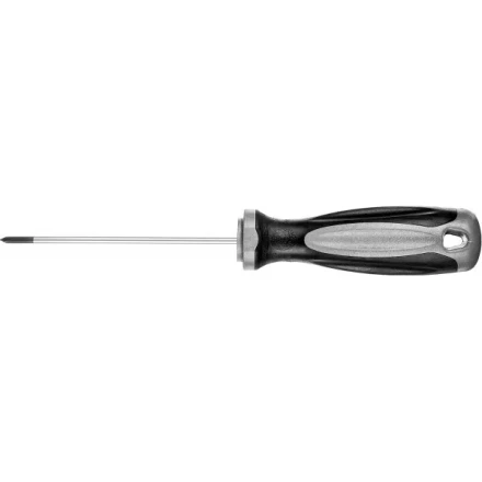 Отвертка MIRAX 25096-0-10, закаленный стержень, двухкомпонентная рукоятка, PH0x100мм 25096-0-10 купить в Надыме