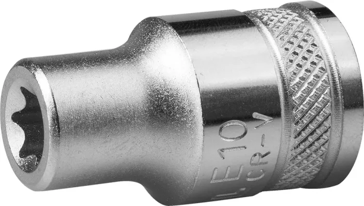 Торцовая головка KRAFTOOL "INDUSTRIE QUALITAT", Cr-V, внешний TORX, хромосатинированная, 1/2", Е 11 27810-11_z01 купить в Надыме