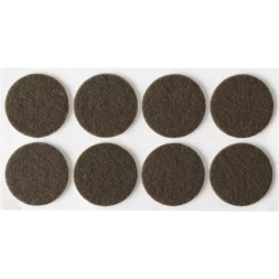 Накладки STAYER "COMFORT" на мебельные ножки, самоклеящиеся, фетровые, коричневые, круглые - диаметр 25 мм, 8 шт 40910-25