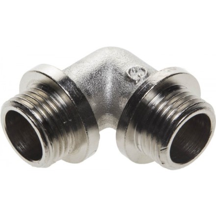 Уголок GENERAL FITTINGS с упором, никелированная латунь, ш/ш, 1/2&quot; 51072-S/S-1/2 купить в Надыме