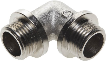 Уголок GENERAL FITTINGS с упором, никелированная латунь, ш/ш, 1/2&quot; 51072-S/S-1/2 купить в Надыме