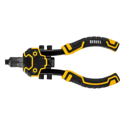 Заклепочник двуручный, заклепки 2,4-3,2-4,0-4,8-6,4 мм Denzel 40500 купить в Надыме