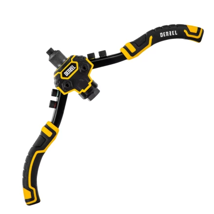 Заклепочник двуручный, заклепки 2,4-3,2-4,0-4,8-6,4 мм Denzel 40500 купить в Надыме