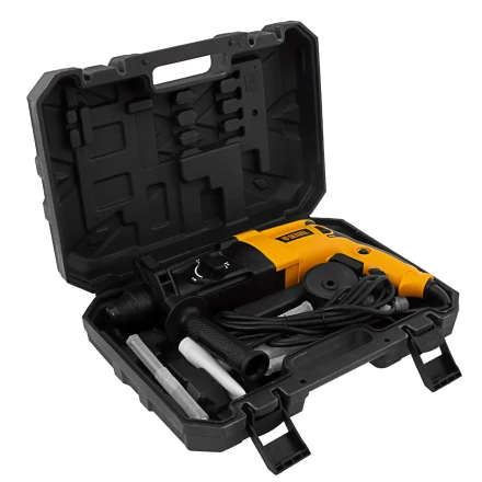 Перфоратор электрический RHH-800-26  SDS-plus 800 Вт 3 Дж  3 плюс 1 режим Denzel 26607 купить в Надыме
