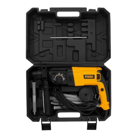 Перфоратор электрический RHH-800-26  SDS-plus 800 Вт 3 Дж  3 плюс 1 режим Denzel 26607 купить в Надыме
