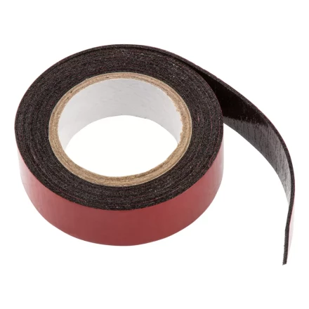 Лента клейкая на вспененной основе, двусторонняя, черная, 19 мм х 1.5 м Matrix 89085 купить в Надыме