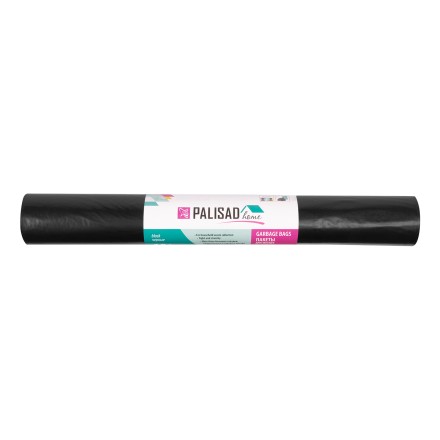 Пакеты для мусора Palisad 180 л x 10 шт., ПВД особопрочные черные, длинный ролик, Home 927285 купить в Надыме