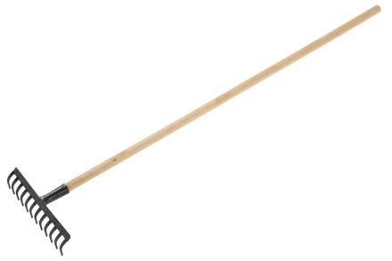 Грабли ЗУБР садовые с черенком, 12 прямых зубцов 4-39583-12 купить в Надыме