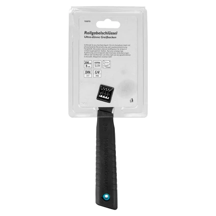 Ключ разводной, 200 мм Gross 15573, CrV, ультратонкие губки купить в Надыме