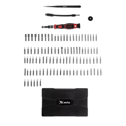 Набор для точных работ 107 в 1 MTX, универсальный, сталь CrV, 135697 купить в Надыме