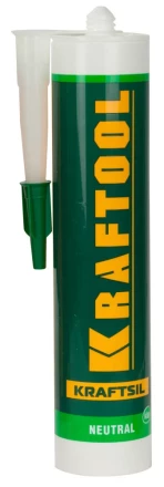 Герметик силиконовый KRAFTOOL прозрачный, нейтральный, 300мл 41257-2 купить в Надыме