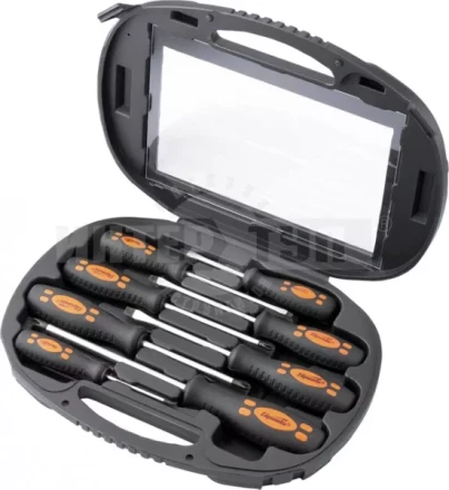 Набор отверток в пластмассовом боксе 8 штук СrV SPARTA 133566 купить в Надыме