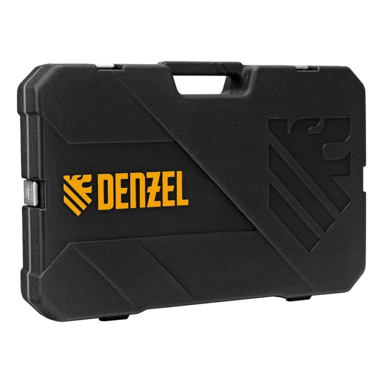 Набор инструментов Denzel 15806, 1/2", 1/4", CrV, S2, пластиковый кейс, 194 предмета купить в Надыме