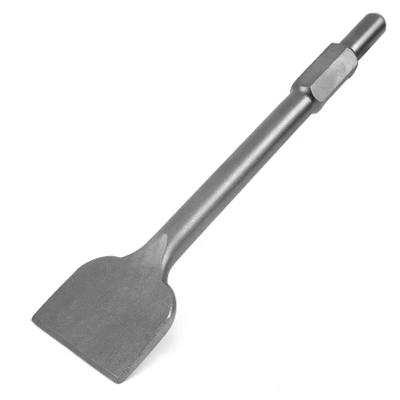 Зубило широкое MESSER 100х395х30 для отбойного молотка, 100мм, НЕХ-30 купить в Надыме